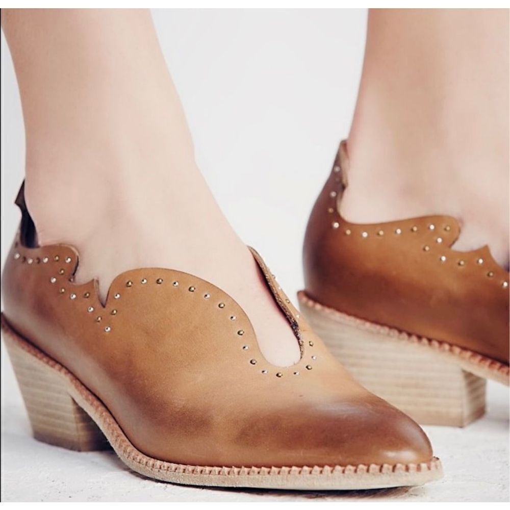 Free People Wild Wyoming tan Ankle Boots sz 9